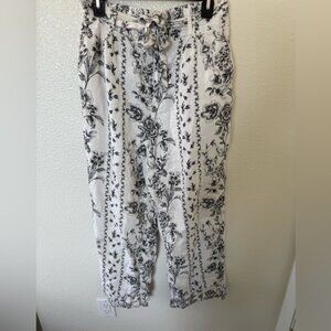 Joie 100% Linen Wide Legs Pants Medium